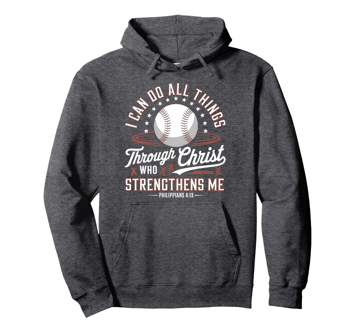 Christian Baseball Player Sports Bible Hoodie - Fun Novelty Design Unisex - T-Shirt, Sweatshirt, Hoodie