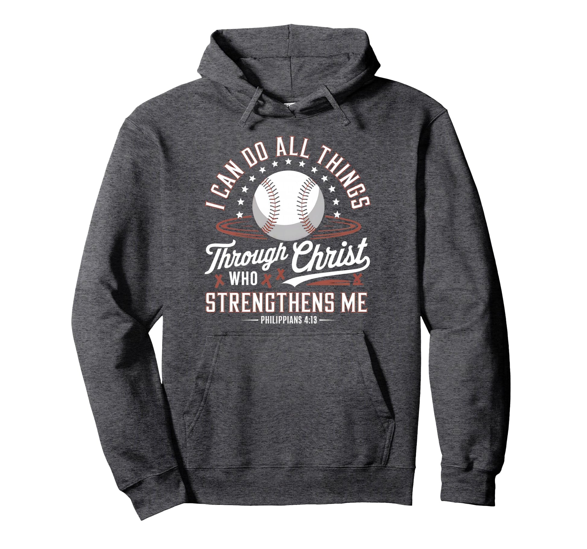 Christian Baseball Player Sports Bible Hoodie - Fun Novelty Design Unisex - T-Shirt, Sweatshirt, Hoodie