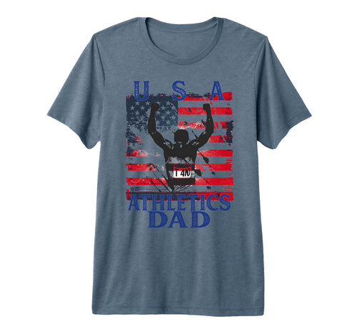 Usa Athletics Dad Flag 2024 Fathers Day T-Shirt - Trendy Graphic Men Women - T-Shirt, Sweatshirt, Hoodie