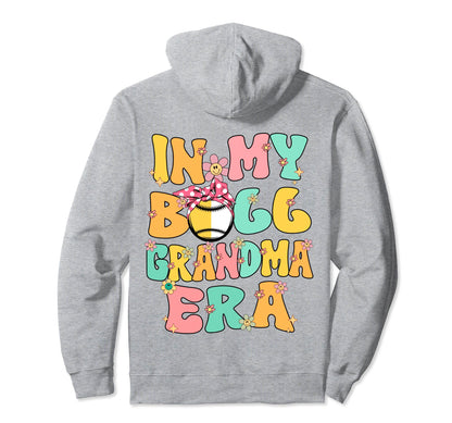 My Ball Grandma Era Groovy Baseball Hoodie - Aesthetic Graphic for Adults - T-Shirt, Sweatshirt, Hoodie
