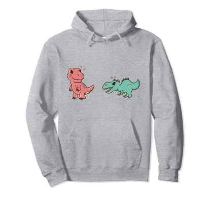 Kawaii Anime Dinosaurs T Rex Aesthetic Hoodie - Unique Graphic for Adults - T-Shirt, Sweatshirt, Hoodie