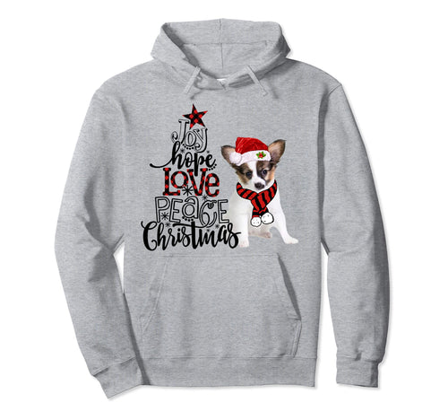 Joy Hope Love Peace Papillon 2020 Hoodie - Novelty Apparel Unisex - T-Shirt, Sweatshirt, Hoodie