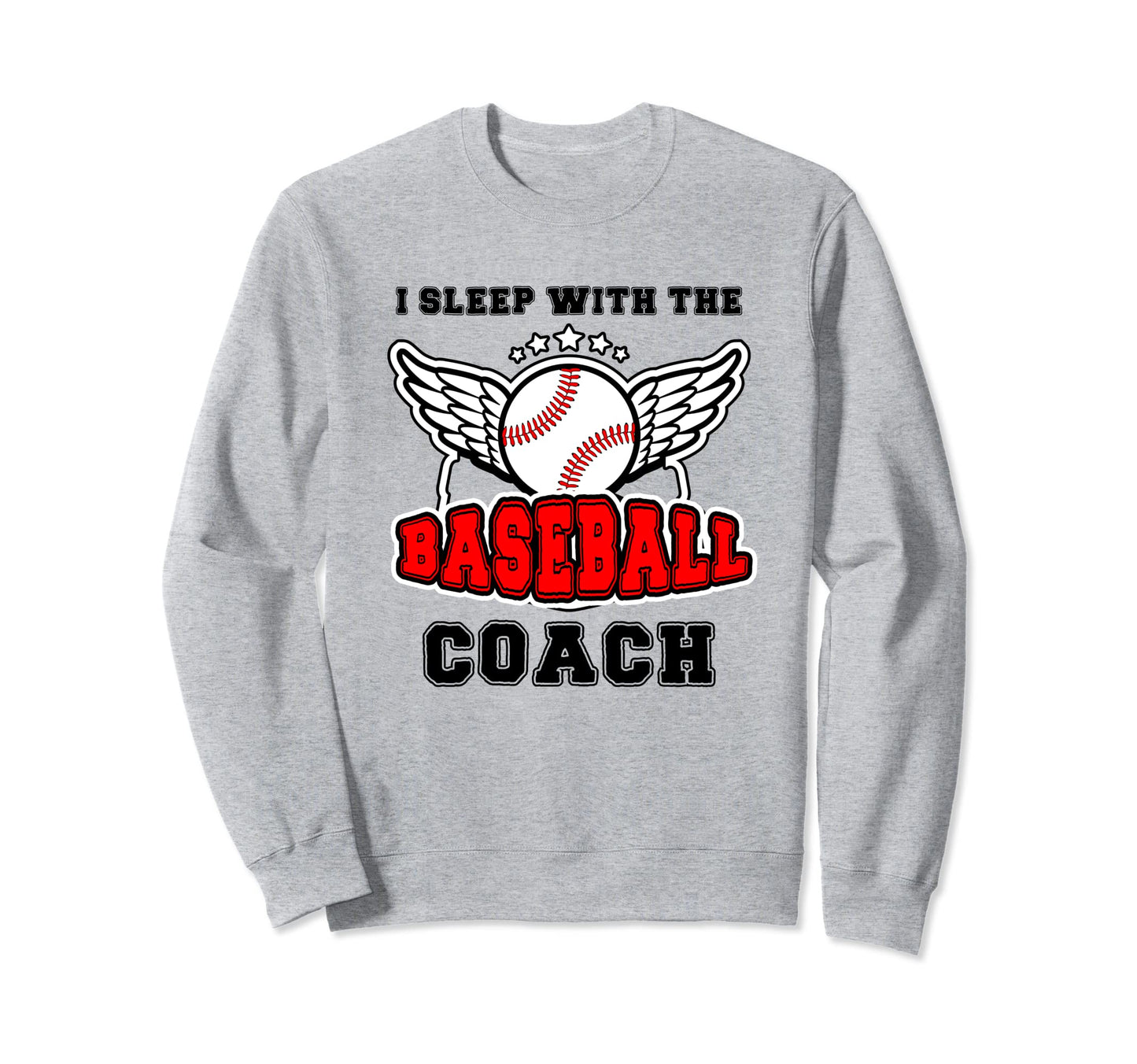 Baseball Coach Wife Professional Mom Sweatshirt - Graphic Print Unisex - T-Shirt, Sweatshirt, Hoodie
