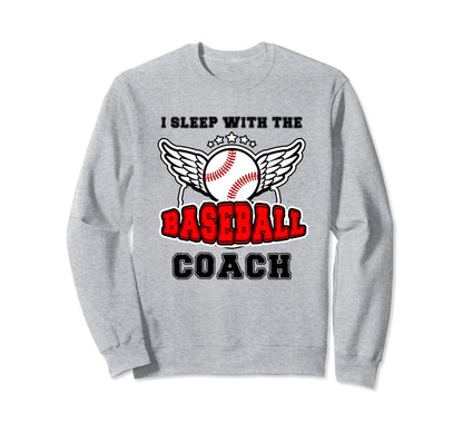 Baseball Coach Wife Professional Mom Sweatshirt - Graphic Print Unisex - T-Shirt, Sweatshirt, Hoodie