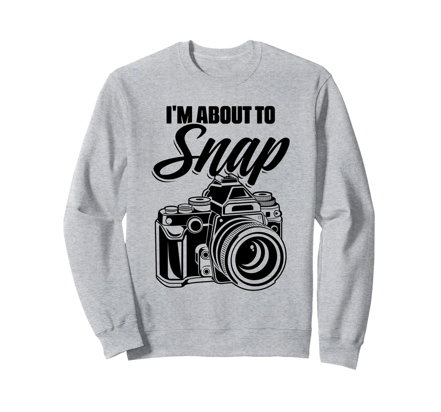 Camera Photographer Sweatshirt - Trendy Graphic for Adults - T-Shirt, Sweatshirt, Hoodie