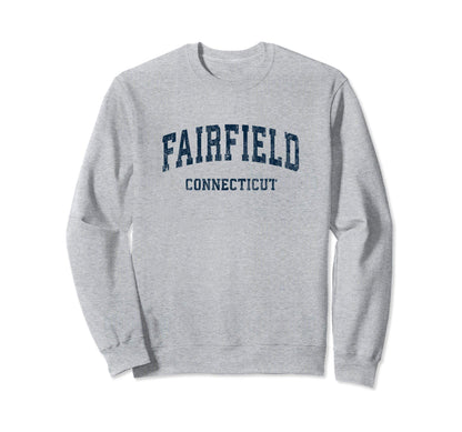 Fairfield Connecticut Ct Varsity Sweatshirt - Custom Art Print Unisex - T-Shirt, Sweatshirt, Hoodie