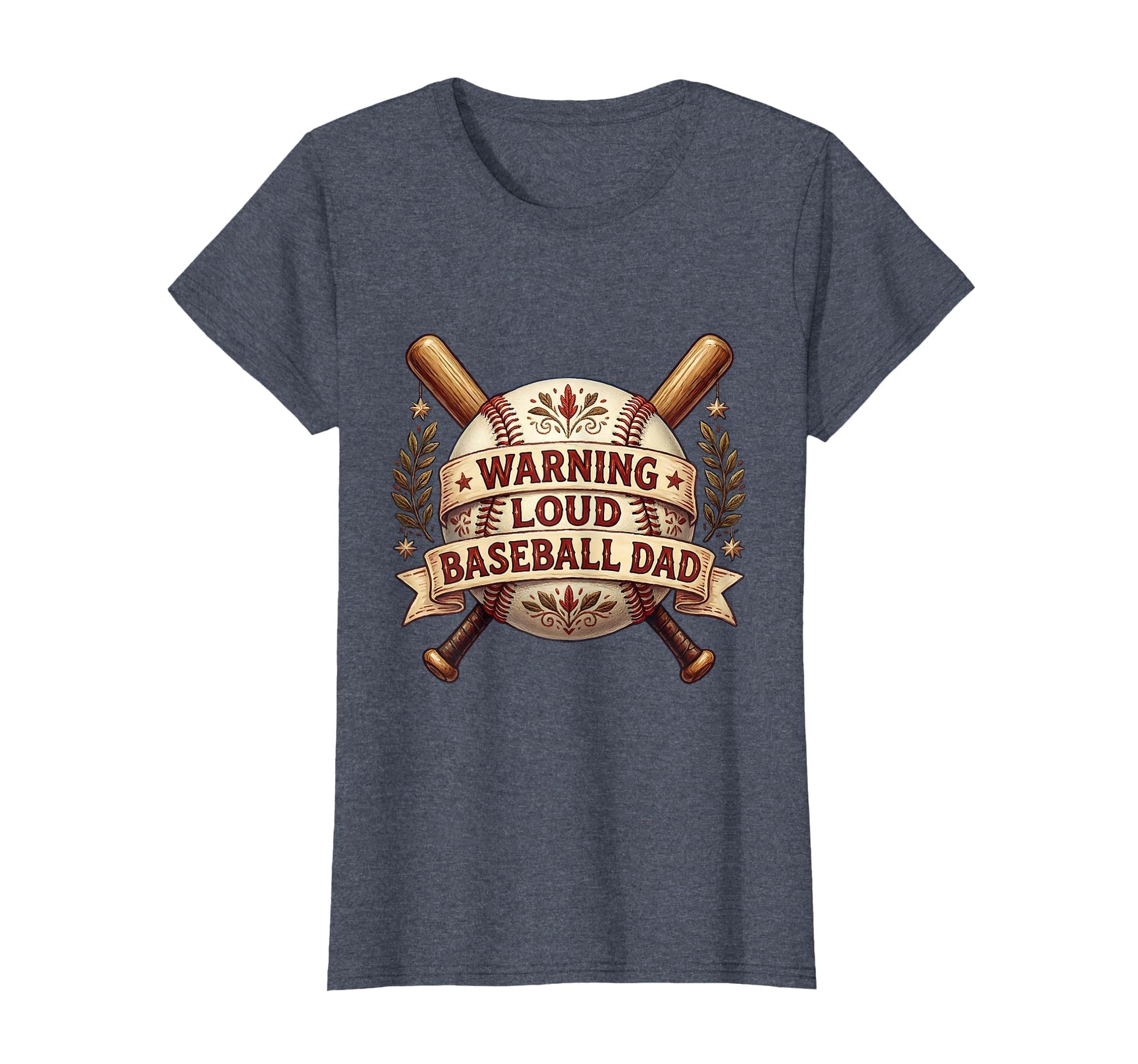 Warning Loud Baseball Dad T-Shirt - Trendy Graphic Unisex - T-Shirt, Sweatshirt, Hoodie