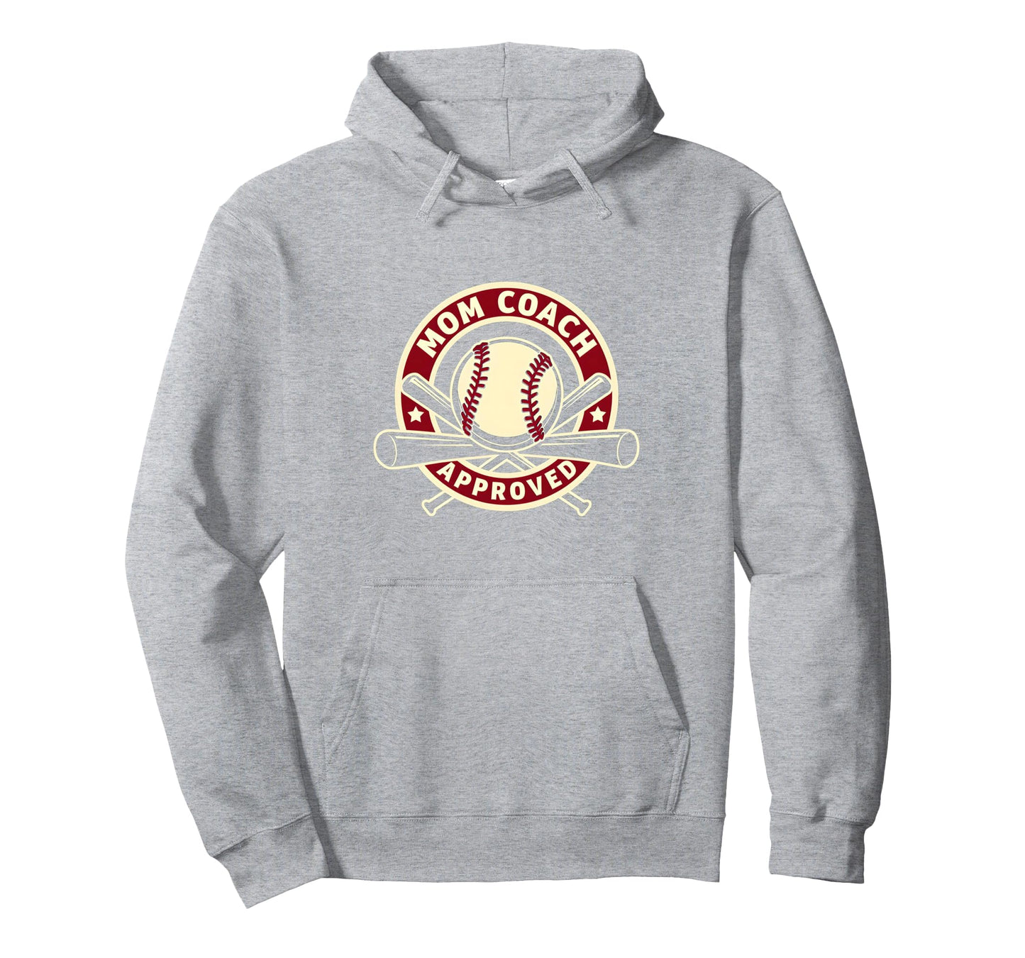 Softball Mom Coach Approved Hoodie - Custom Art Print for Adults - T-Shirt, Sweatshirt, Hoodie