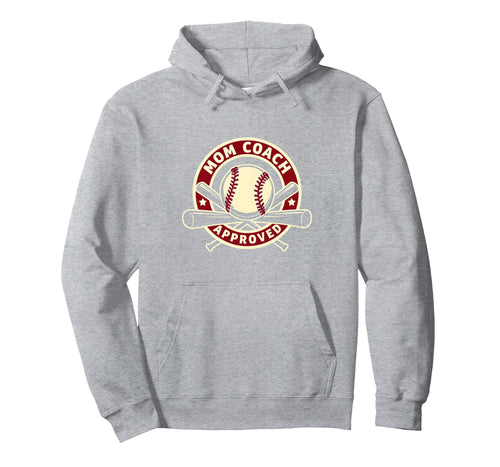 Softball Mom Coach Approved Hoodie - Custom Art Print for Adults - T-Shirt, Sweatshirt, Hoodie