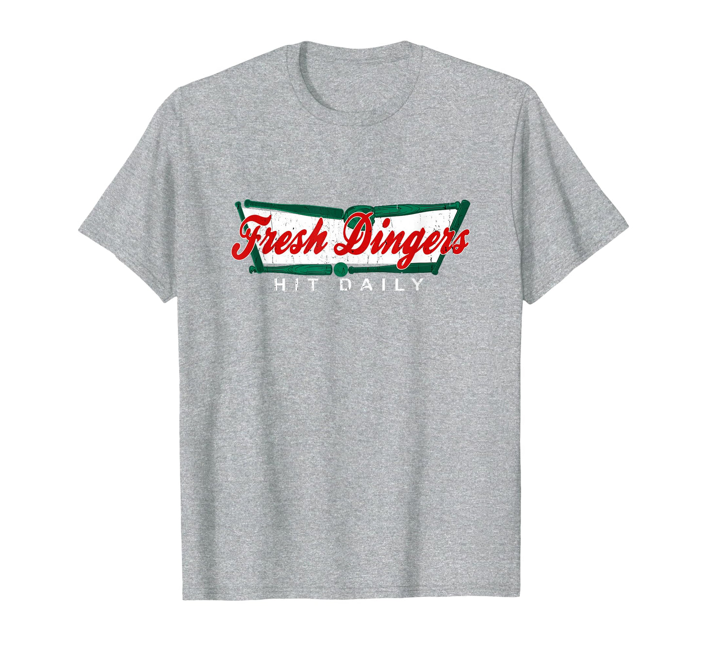Dont Bunt Hit Fresh Dingers Funny Baseball T-Shirt - Unique Graphic Unisex - T-Shirt, Sweatshirt, Hoodie