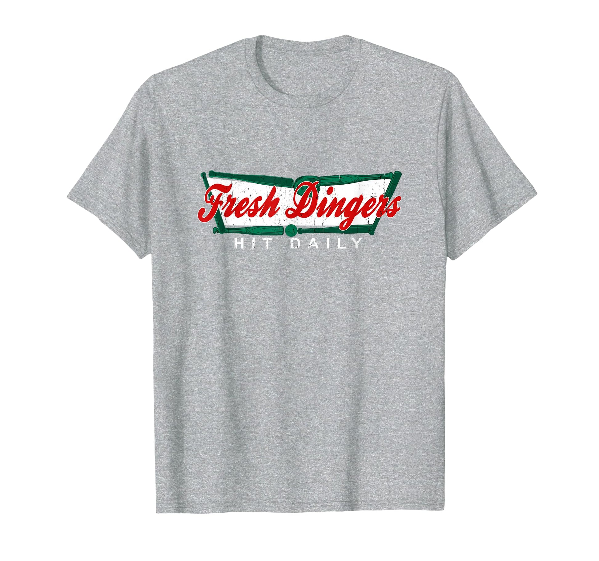 Dont Bunt Hit Fresh Dingers Funny Baseball T-Shirt - Unique Graphic Unisex - T-Shirt, Sweatshirt, Hoodie