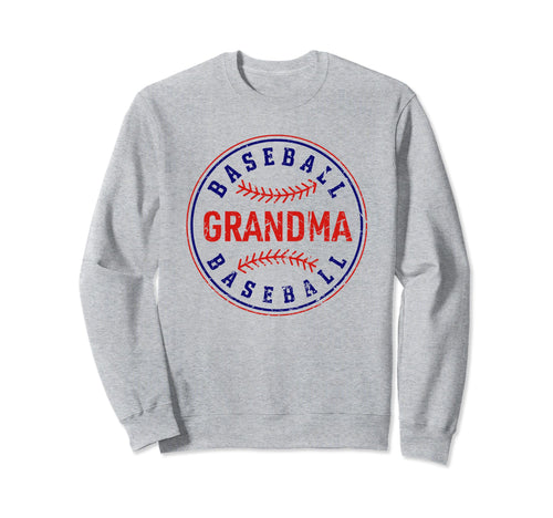 Baseball Grandma Funny Sport Sweatshirt - Unique Graphic for Adults - T-Shirt, Sweatshirt, Hoodie