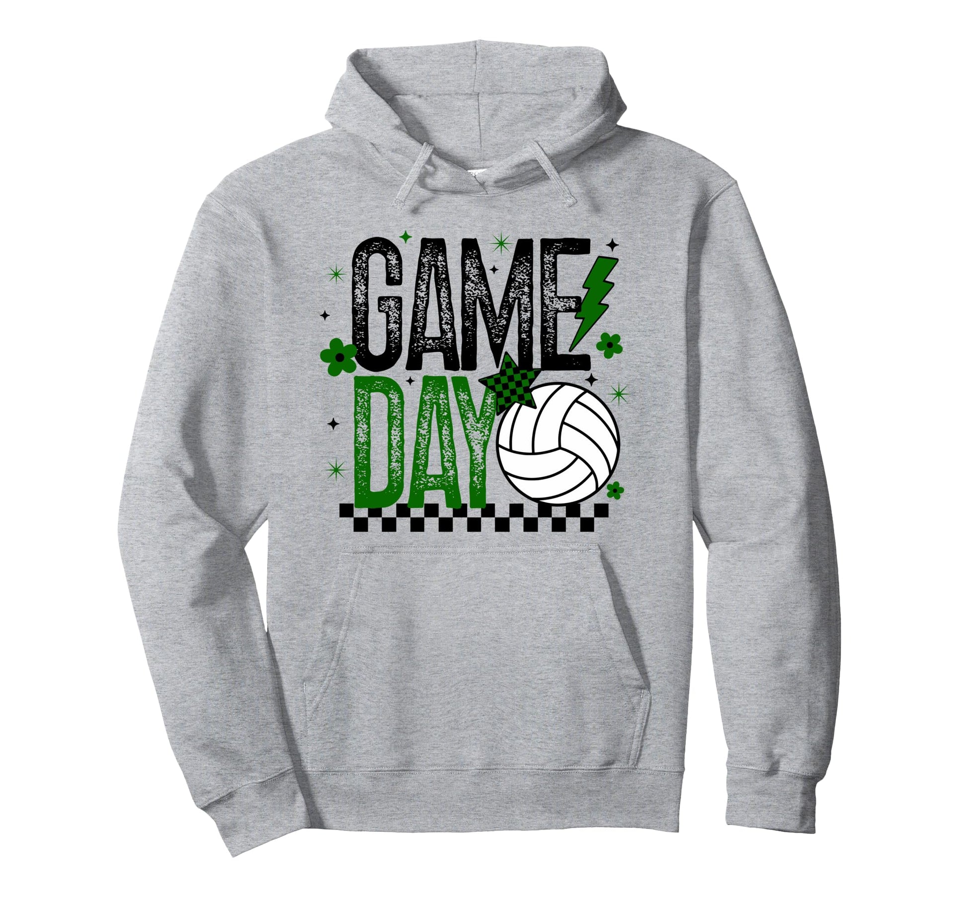 Volleyball Game Day Volleyball Mom Hoodie - Trendy Graphic for Adults - T-Shirt, Sweatshirt, Hoodie
