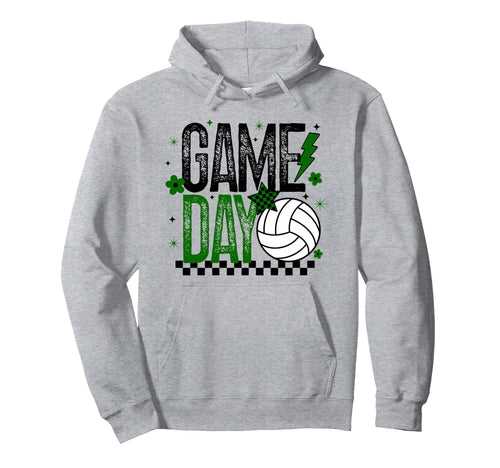 Volleyball Game Day Volleyball Mom Hoodie - Trendy Graphic for Adults - T-Shirt, Sweatshirt, Hoodie