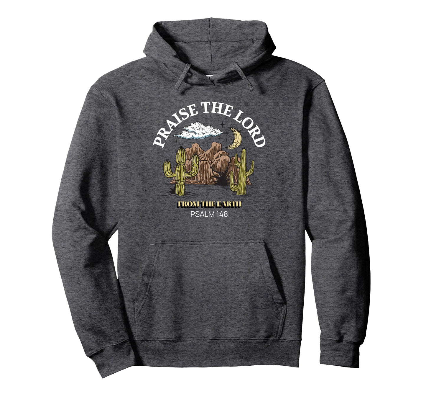 Boho Christian Camping Psalm Bible Hoodie - Casual Everyday Wear Men Women - T-Shirt, Sweatshirt, Hoodie