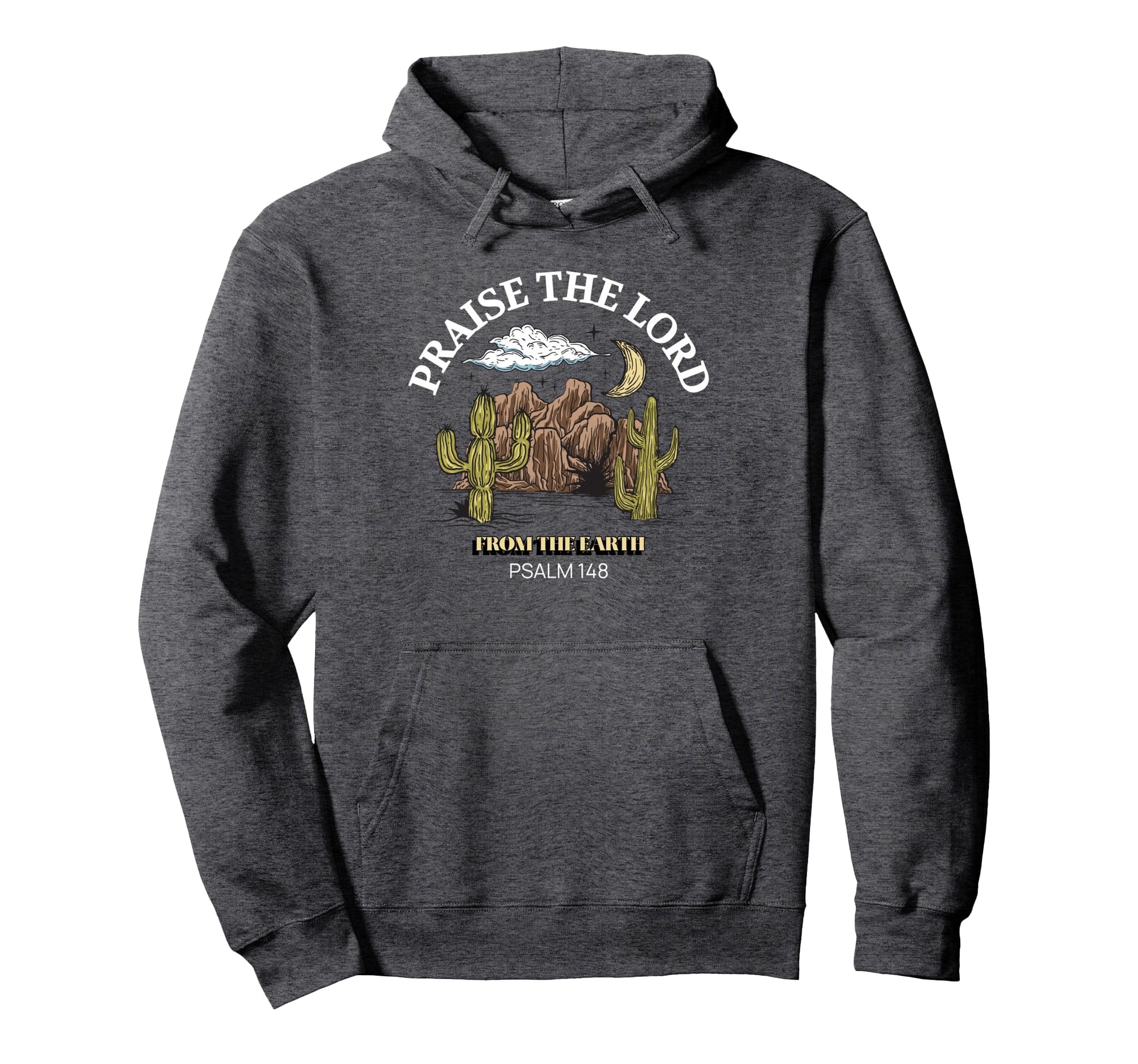 Boho Christian Camping Psalm Bible Hoodie - Casual Everyday Wear Men Women - T-Shirt, Sweatshirt, Hoodie