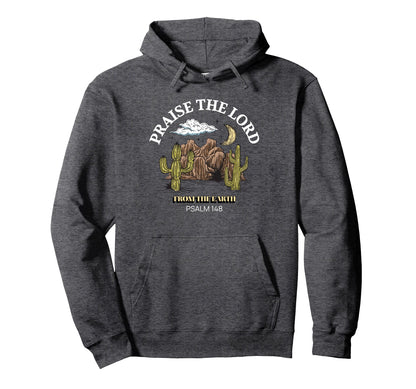 Boho Christian Camping Psalm Bible Hoodie - Casual Everyday Wear Men Women - T-Shirt, Sweatshirt, Hoodie