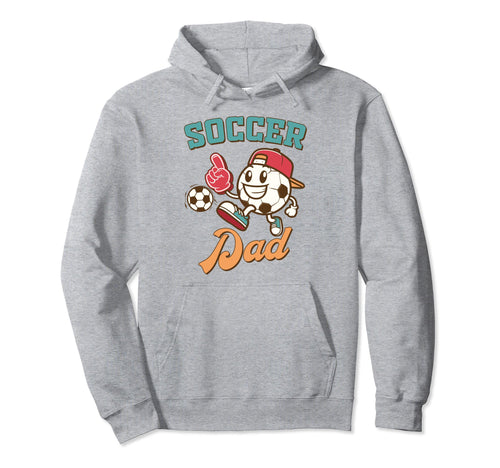 Soccer Dad Game Day Family Supporter Soccer Hoodie - Graphic Print Unisex - T-Shirt, Sweatshirt, Hoodie