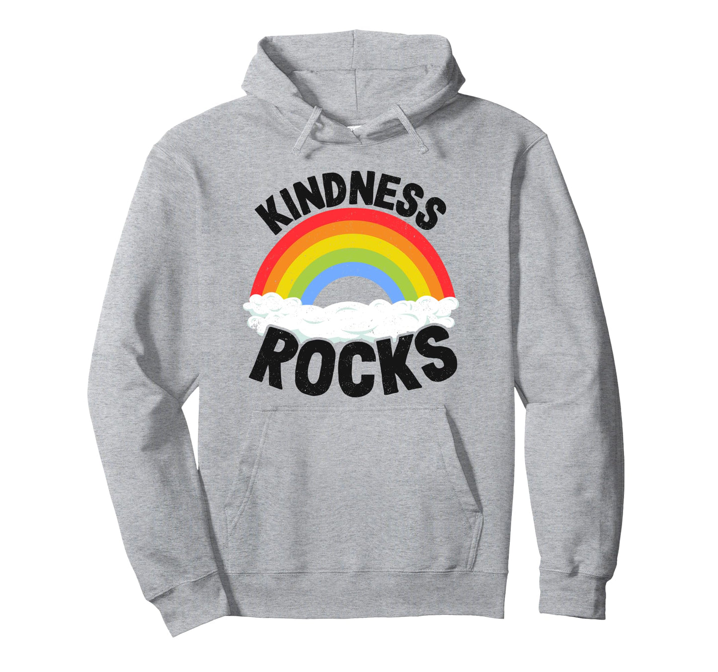 Anti Bullying Hippie Teacher Rainbow Hoodie - Graphic Print for Adults - T-Shirt, Sweatshirt, Hoodie