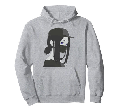 Mask Japanese Aesthetic Vaporwave Dark Hoodie - Streetwear Style Men Women - T-Shirt, Sweatshirt, Hoodie