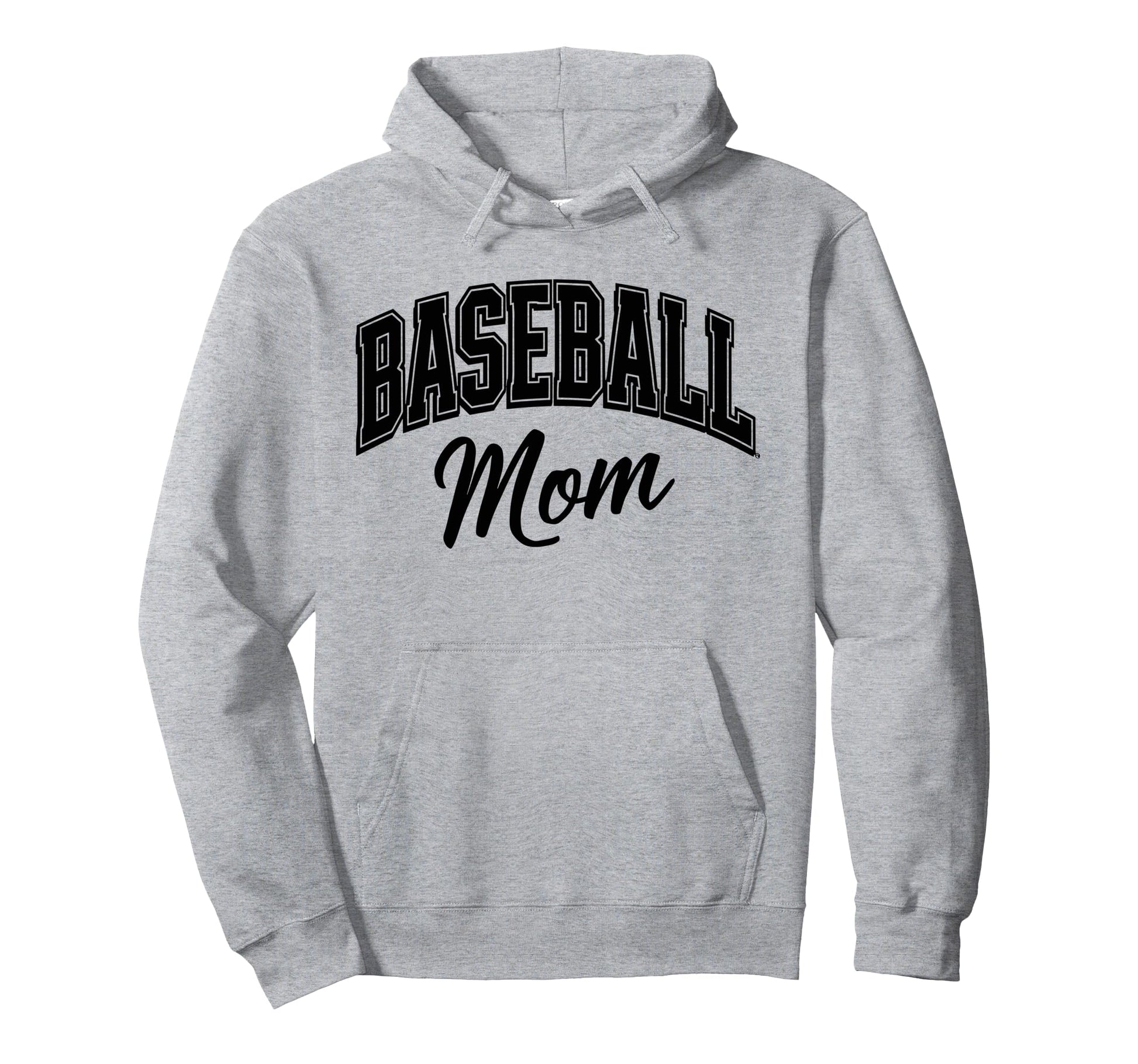 Baseball Mom Proud Sports Supporter Hoodie - Unique Graphic Men Women - T-Shirt, Sweatshirt, Hoodie