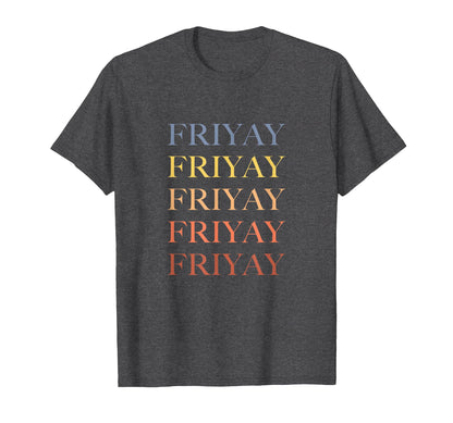 Friyay Rainbow T-Shirt - Unique Graphic Unisex - T-Shirt, Sweatshirt, Hoodie