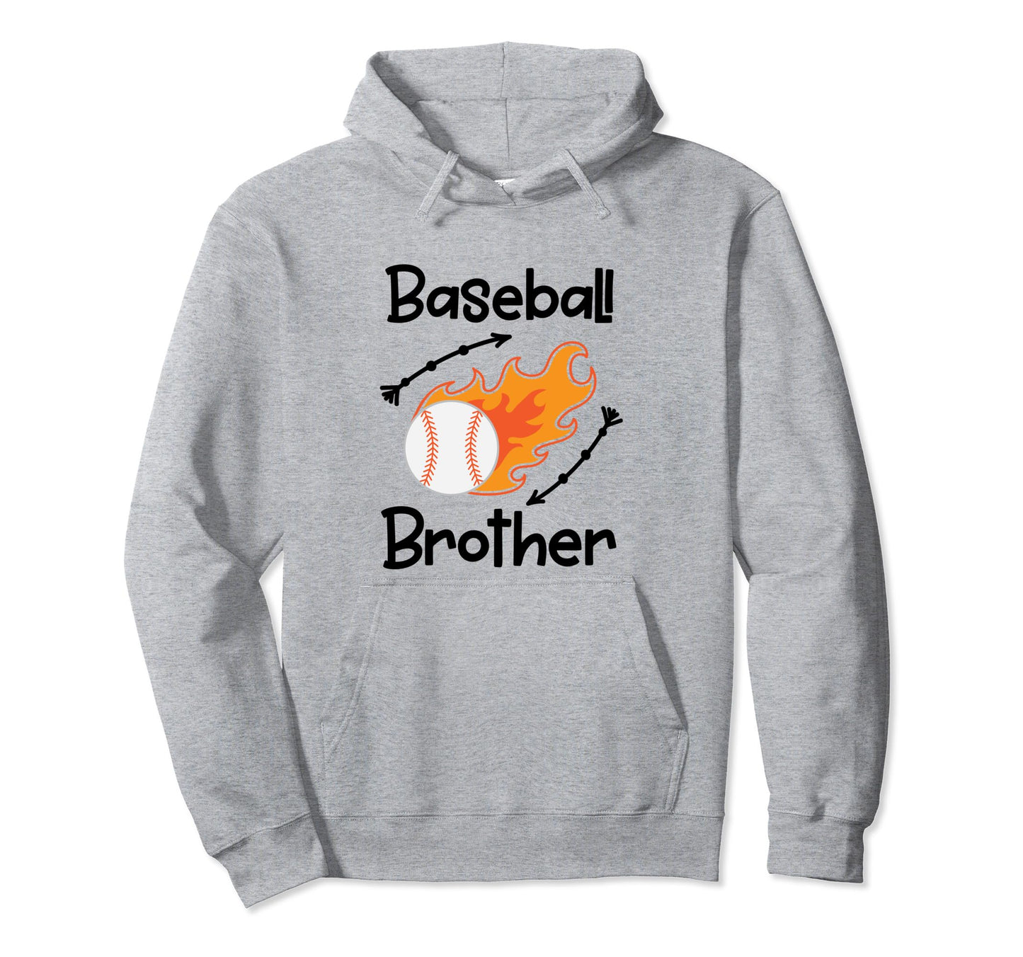 Baseball Brother Baseball Players Hoodie - Novelty Apparel Unisex - T-Shirt, Sweatshirt, Hoodie
