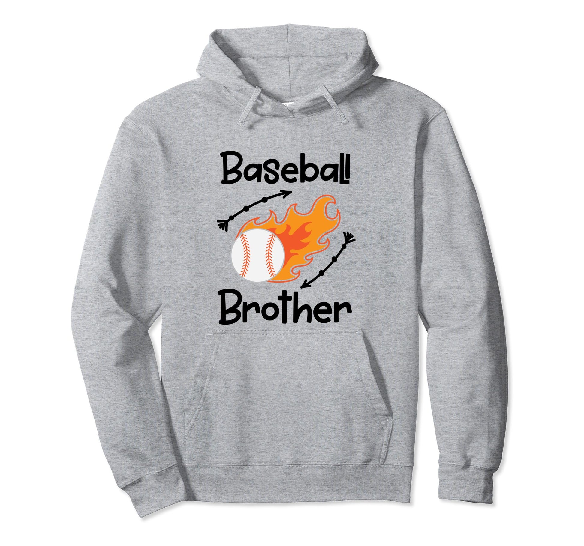 Baseball Brother Baseball Players Hoodie - Novelty Apparel Unisex - T-Shirt, Sweatshirt, Hoodie