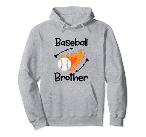 Baseball Brother Baseball Players Hoodie - Novelty Apparel Unisex - T-Shirt, Sweatshirt, Hoodie