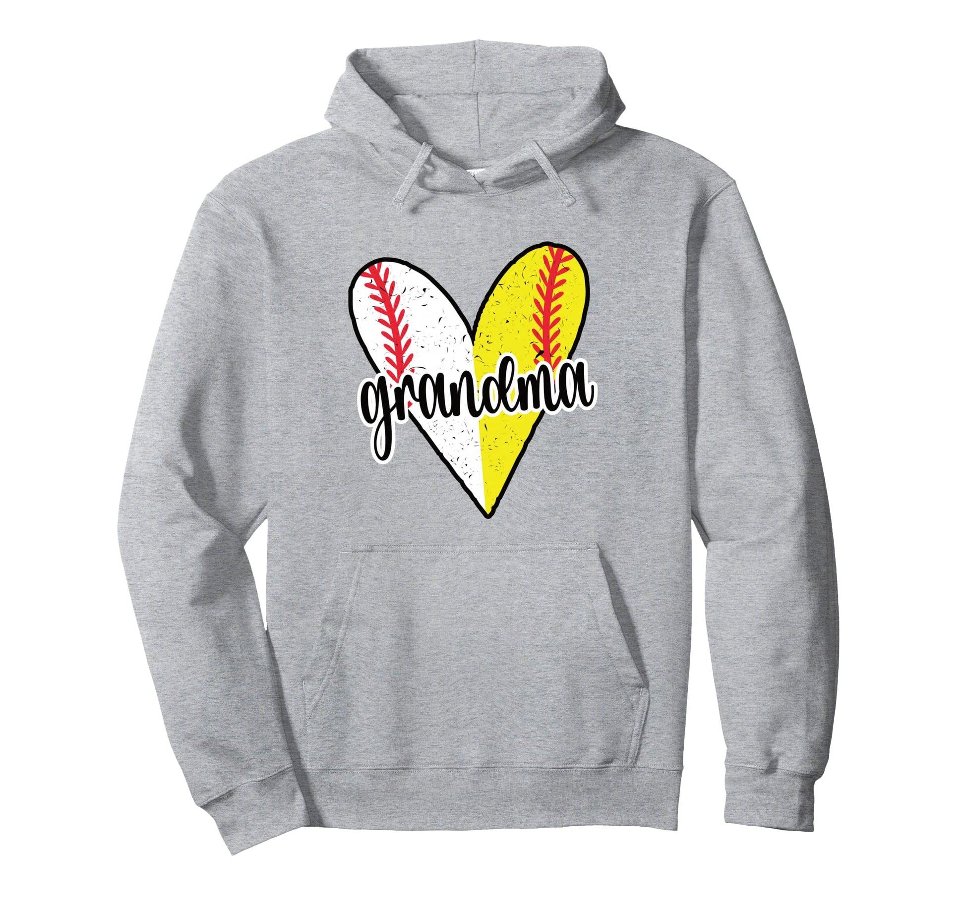 Baller Grandma Proud Softball Hoodie - Fun Novelty Design Men Women - T-Shirt, Sweatshirt, Hoodie