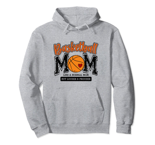 Basketball Mama Orange Game Day Basket Hoodie - Streetwear Style Men Women - T-Shirt, Sweatshirt, Hoodie
