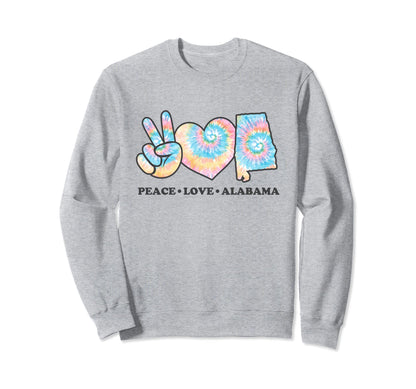 Tie Dye Alabama Hippie Gifts Co T-Shirt - Graphic Print Men Women - T-Shirt, Sweatshirt, Hoodie