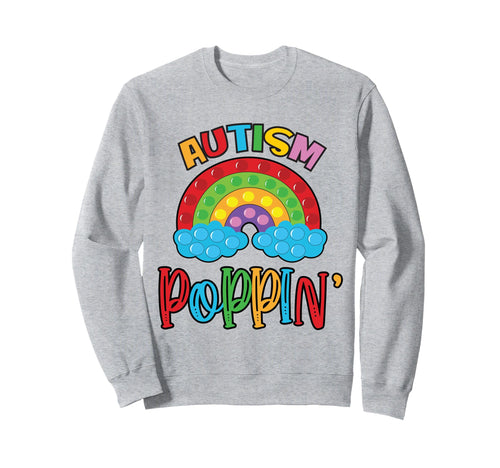 Rainbow Puzzle Autism Poppin Sweatshirt - Streetwear Style Men Women - T-Shirt, Sweatshirt, Hoodie