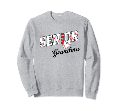 Baseball Senior Grandma Class 2025 Sweatshirt - Unique Graphic Unisex - T-Shirt, Sweatshirt, Hoodie