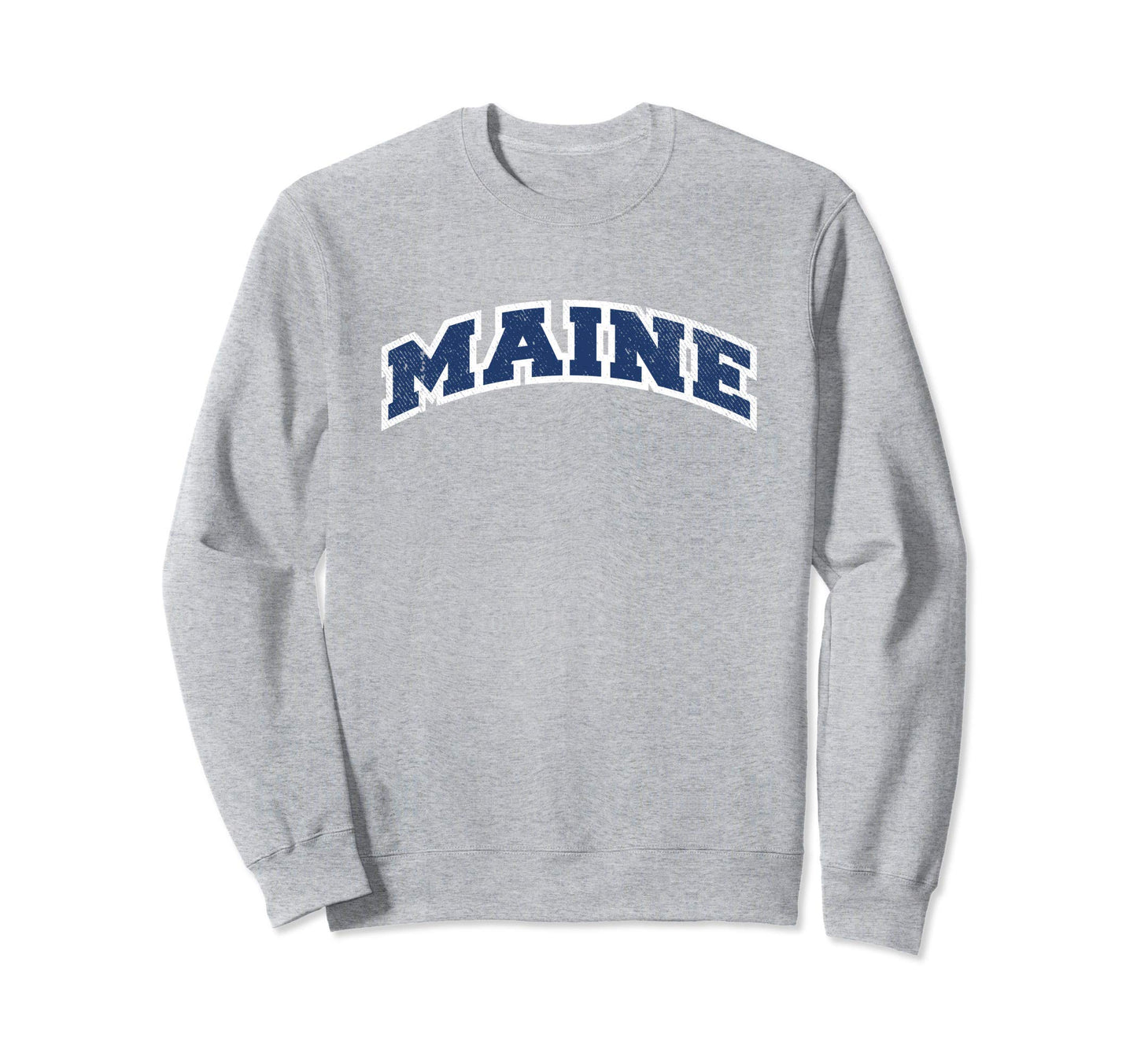 Maine Varsity Sweatshirt - Custom Art Print for Adults - T-Shirt, Sweatshirt, Hoodie