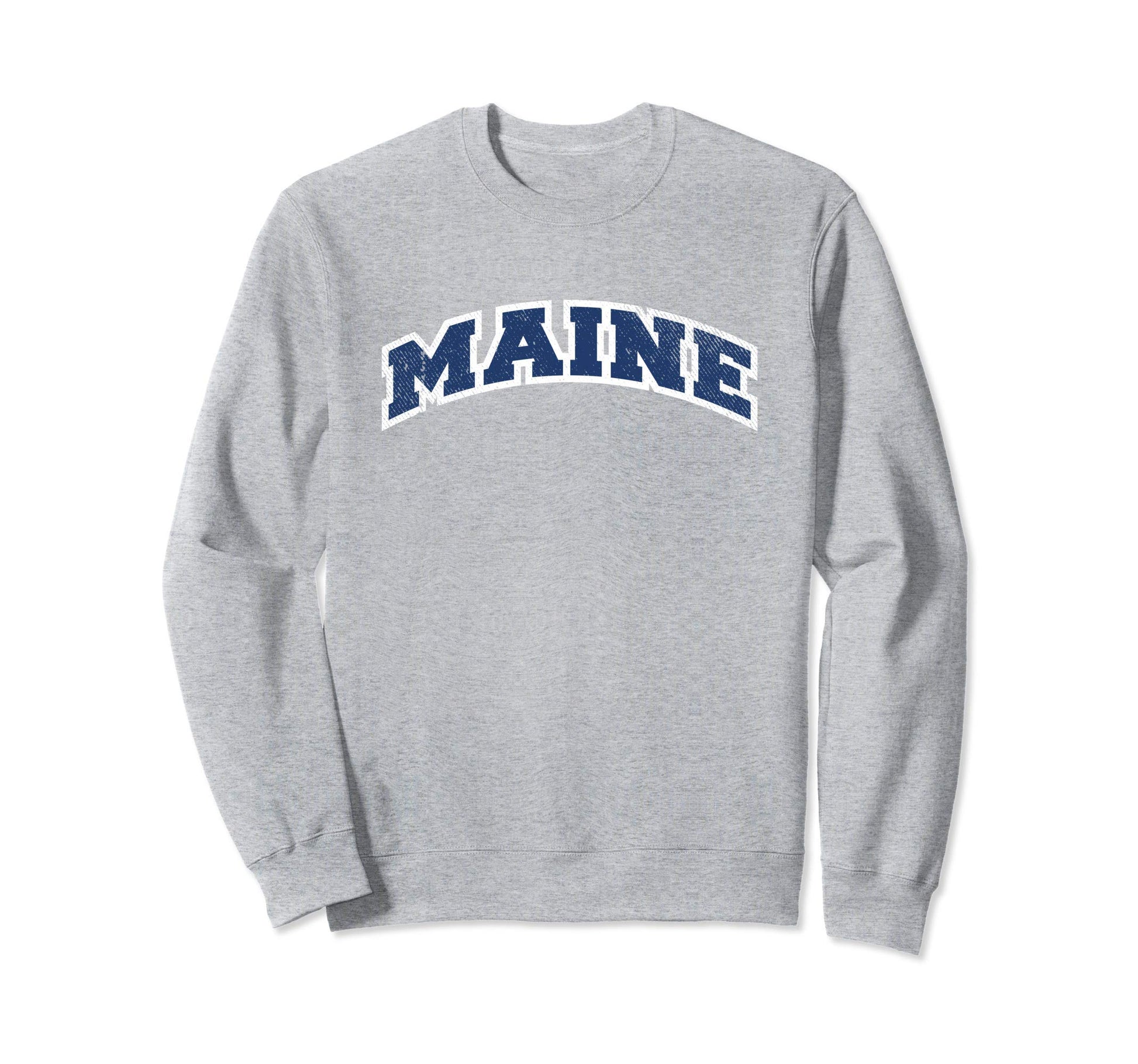 Maine Varsity Sweatshirt - Custom Art Print for Adults - T-Shirt, Sweatshirt, Hoodie
