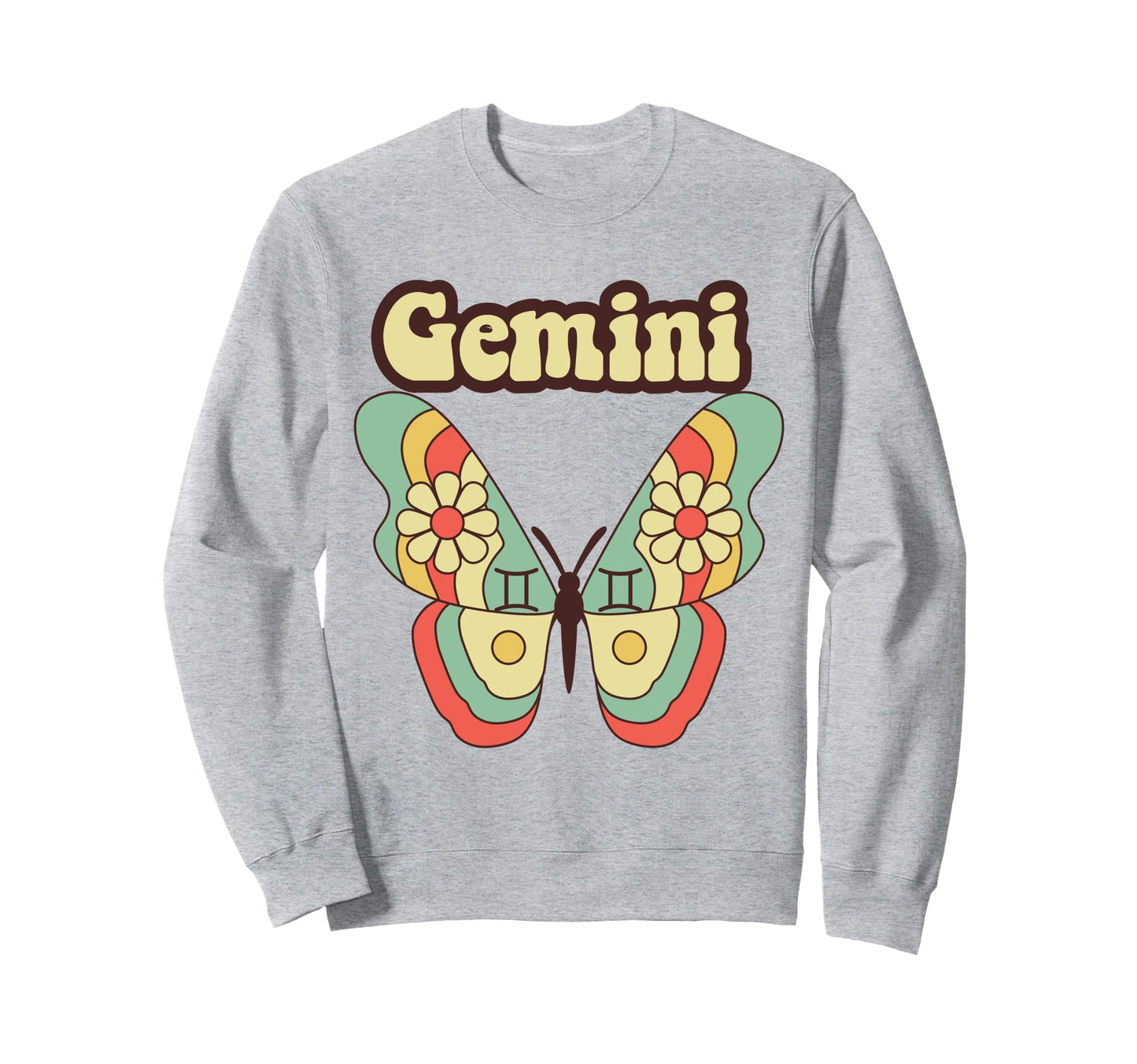 Gemini Butterfly Zodiac Astrology Sweatshirt - Streetwear Style Men Women - T-Shirt, Sweatshirt, Hoodie