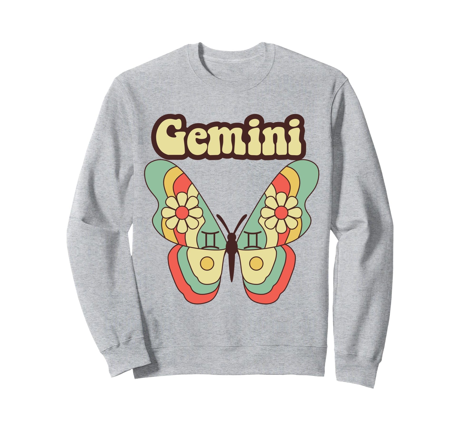 Gemini Butterfly Zodiac Astrology Sweatshirt - Streetwear Style Men Women - T-Shirt, Sweatshirt, Hoodie
