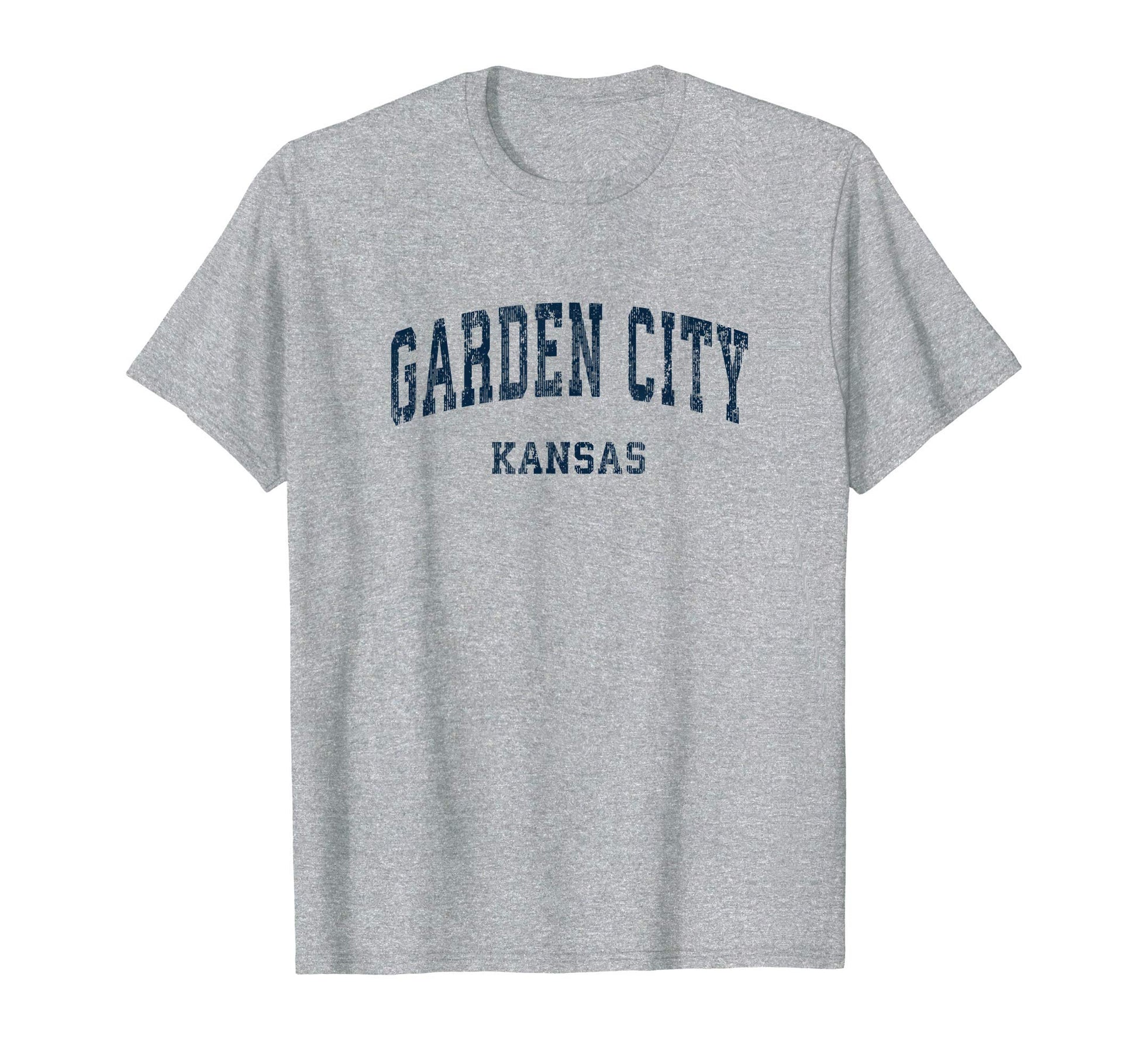 Garden City Kansas Ks Varsity Sports T-Shirt - Minimalist Print for Adults - T-Shirt, Sweatshirt, Hoodie
