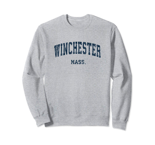 Winchester Massachusetts Ma Varsity Sweatshirt - Novelty Apparel Men Women - T-Shirt, Sweatshirt, Hoodie