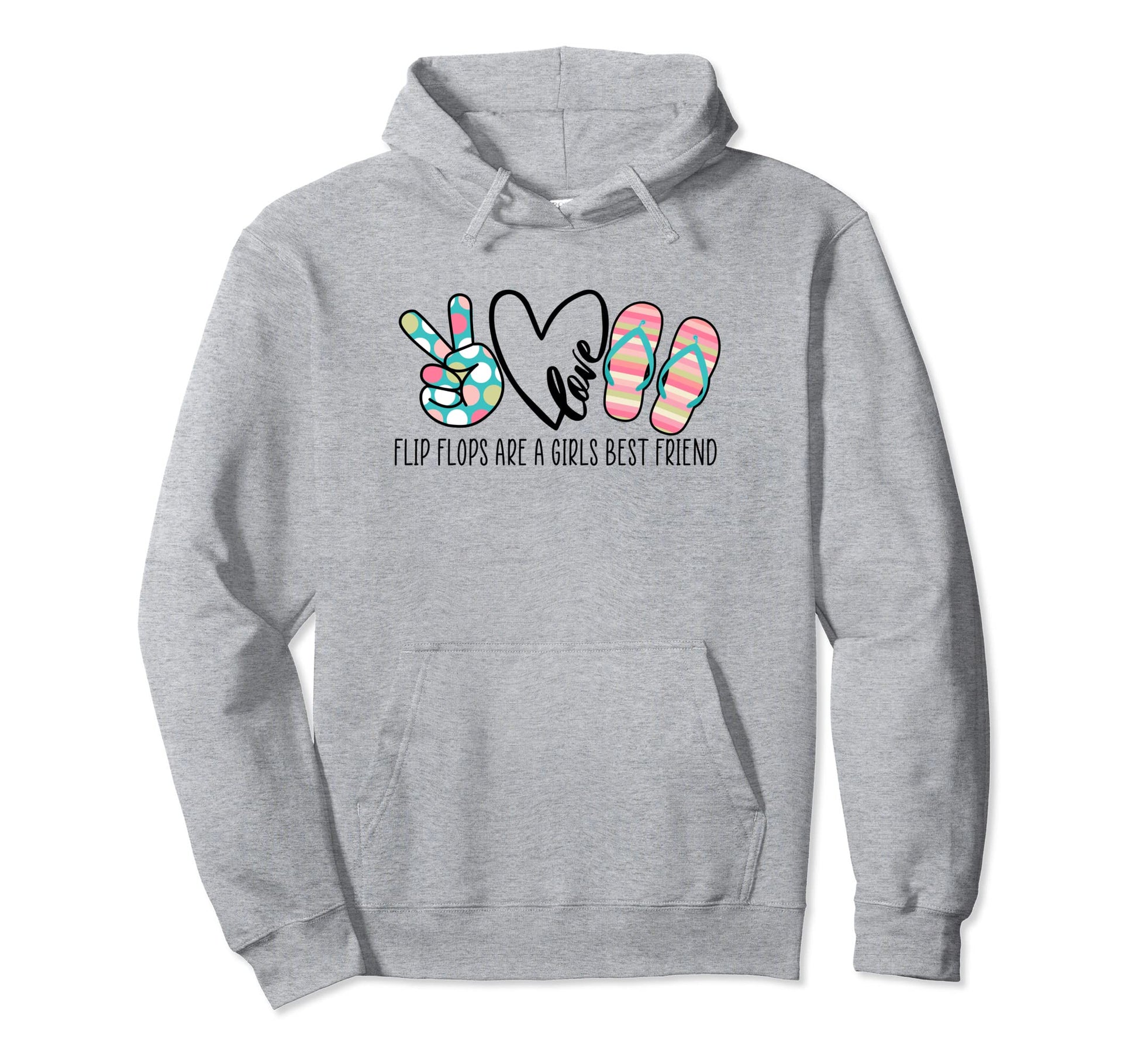 Summer Beach Flip Flops Are Best Friend Hoodie - Custom Art Print Unisex - T-Shirt, Sweatshirt, Hoodie