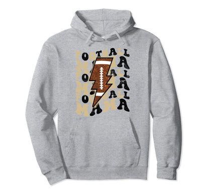 Football Mama Game Day Football Hoodie - Casual Everyday Wear Men Women - T-Shirt, Sweatshirt, Hoodie