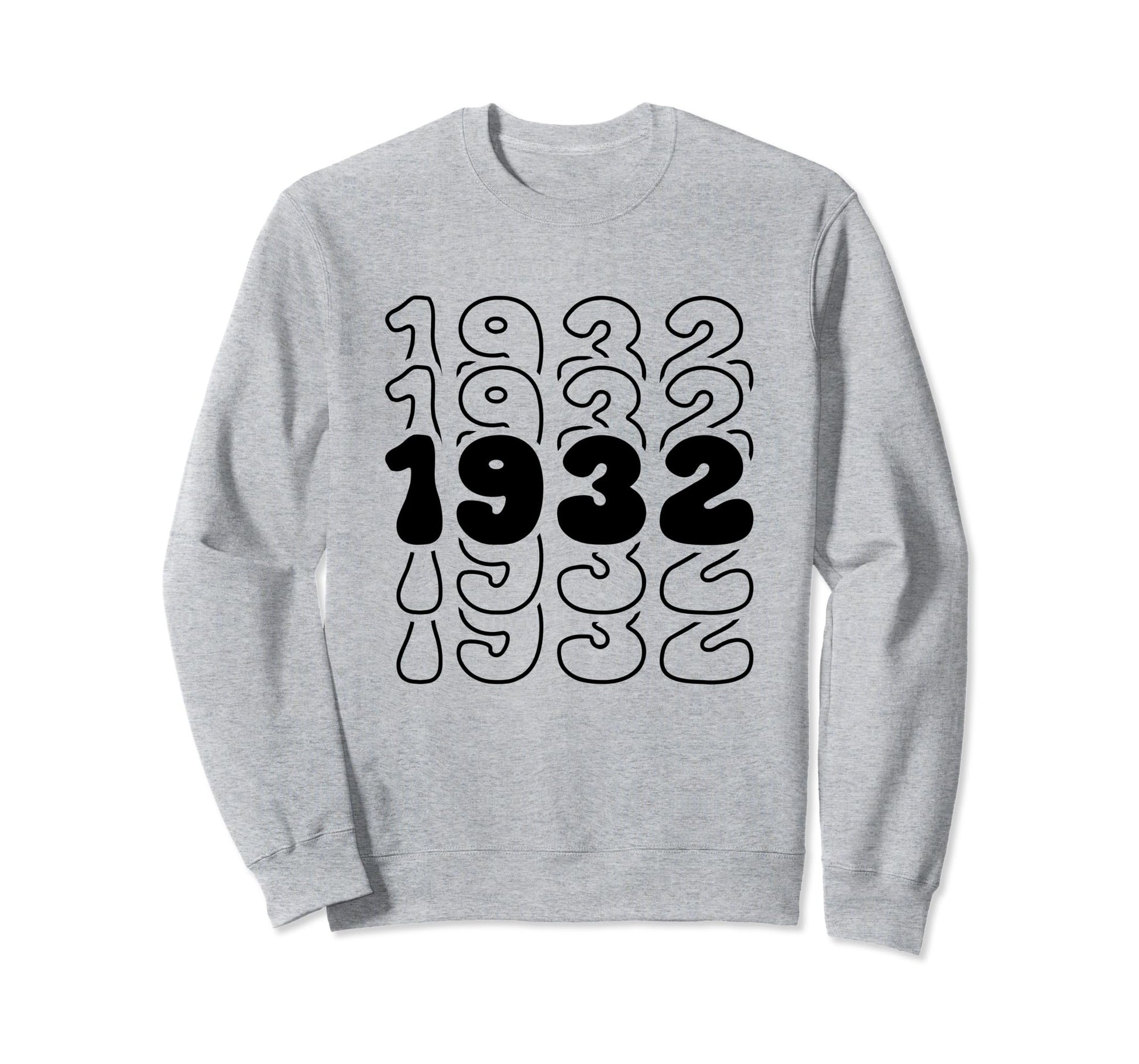 92 Year Old Groovy 92Nd Birthday Sweatshirt - Custom Art Print for Adults - T-Shirt, Sweatshirt, Hoodie