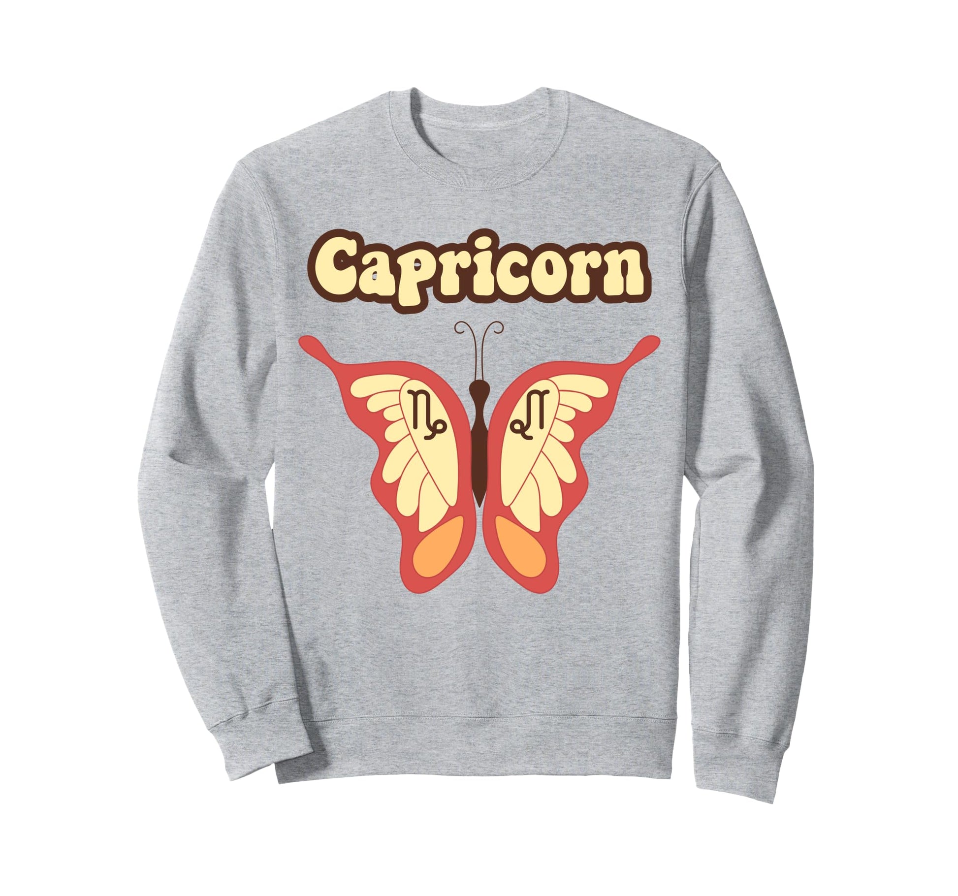Sagittarius Zodiac Butterfly Boho Sweatshirt - Graphic Print Men Women - T-Shirt, Sweatshirt, Hoodie