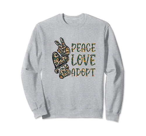 Dog Mom Dad Peace Love Dog Owners Sweatshirt - Custom Art Print Men Women - T-Shirt, Sweatshirt, Hoodie