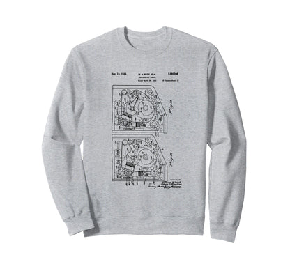 Camera Photographic Patent 1934 Sweatshirt - Fun Novelty Design Unisex - T-Shirt, Sweatshirt, Hoodie