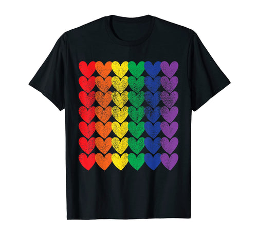 Heart Rainbow Pride Lgbtq Rainbow T-Shirt - Unique Graphic Unisex - T-Shirt, Sweatshirt, Hoodie