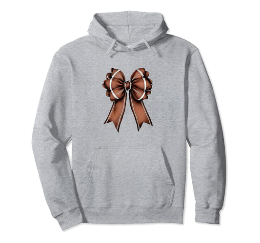 Womens Moms Coquette Bow Football Hoodie - Streetwear Style Men Women - T-Shirt, Sweatshirt, Hoodie