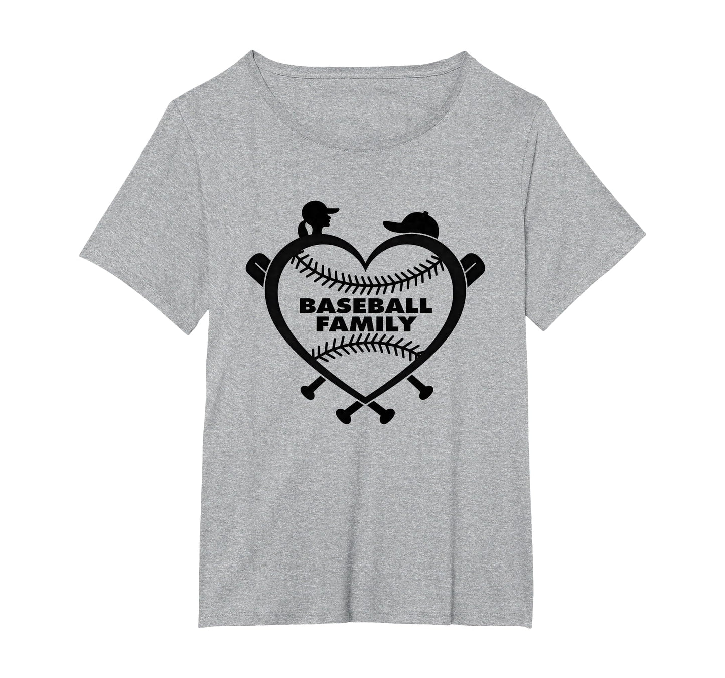 Baseball Family Sister Heart Love Fan T-Shirt - Streetwear Style Men Women - T-Shirt, Sweatshirt, Hoodie