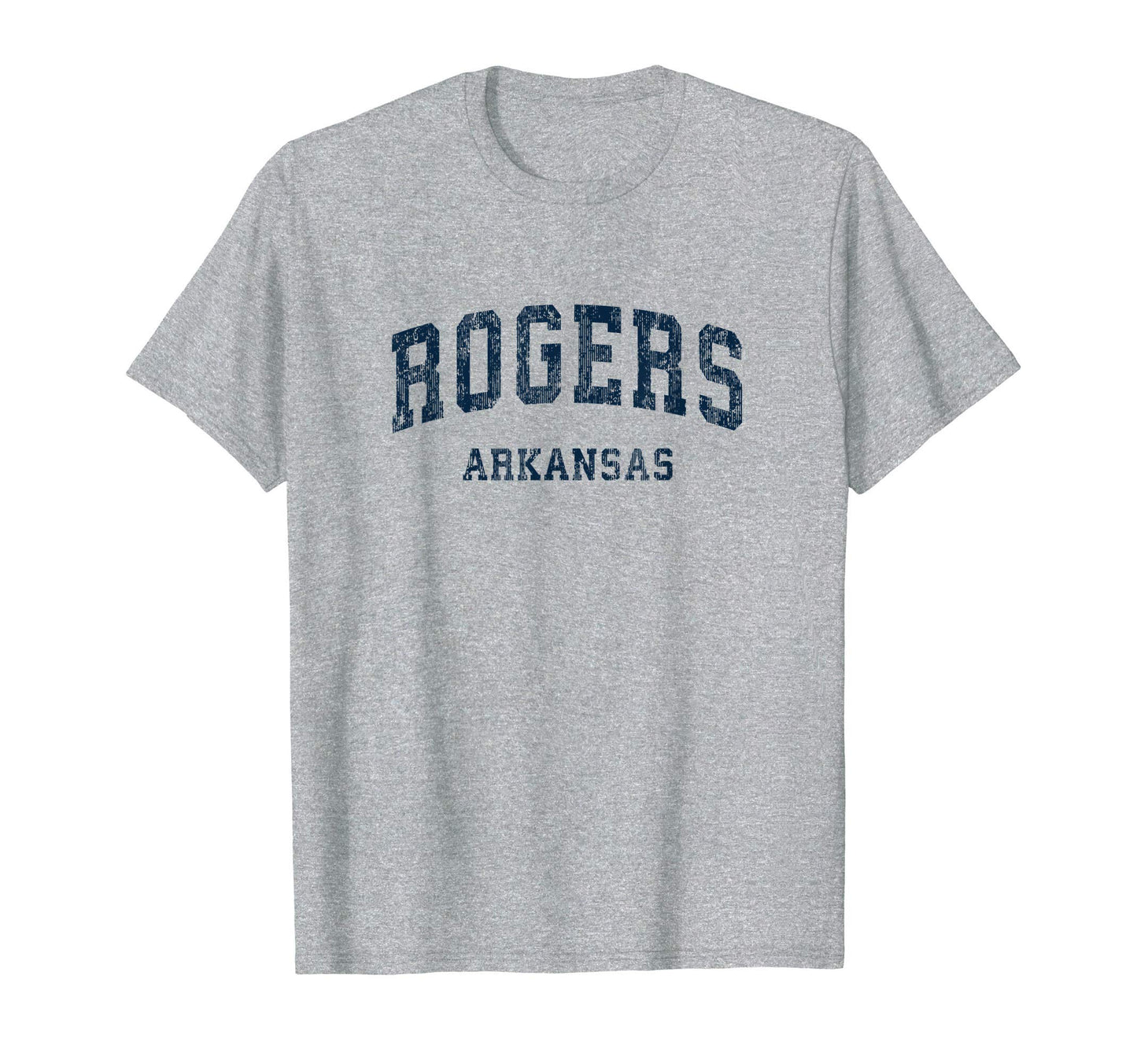 Rogers Arkansas Ar Varsity Sports Navy T-Shirt - Novelty Apparel Unisex - T-Shirt, Sweatshirt, Hoodie